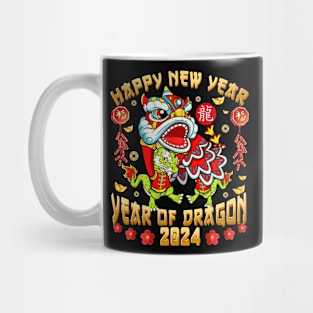 Lunar New Year 2024 Shirt Gifts Chinese Lunar New 2024 Year of The Dragon Zodiac Mug